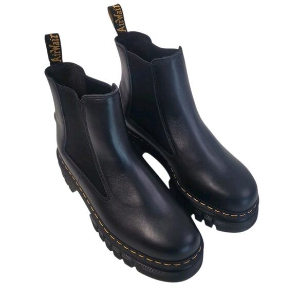 NWOT Dr. Martens Audrick Platform Chelsea Boots Black Women’s 11 Y2K Grunge - Picture 3 of 9